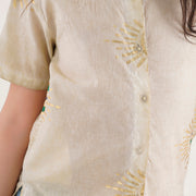 Eye Detail Short Sleeve Shirt